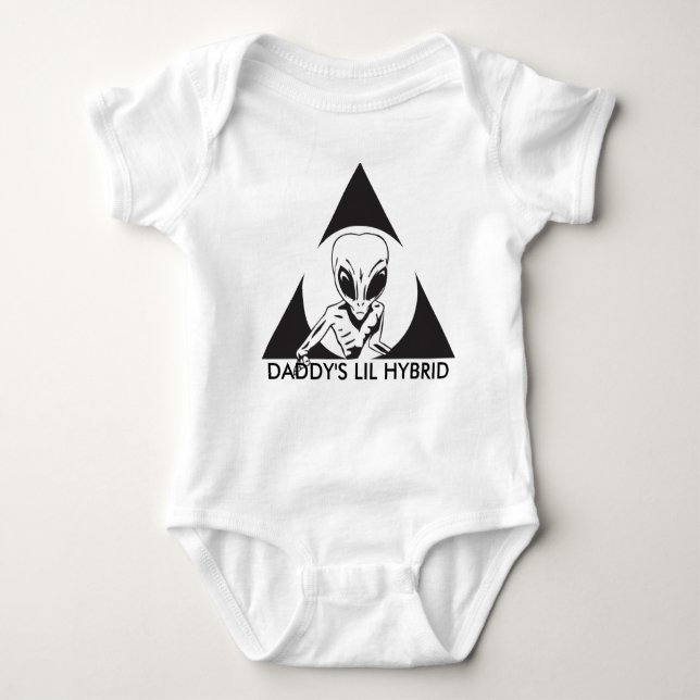 DADDY'S LIL HYBRID ALIEN BABY BODYSUIT (Front)