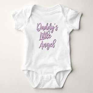 Daddy's Little Angel bodysuit for baby
