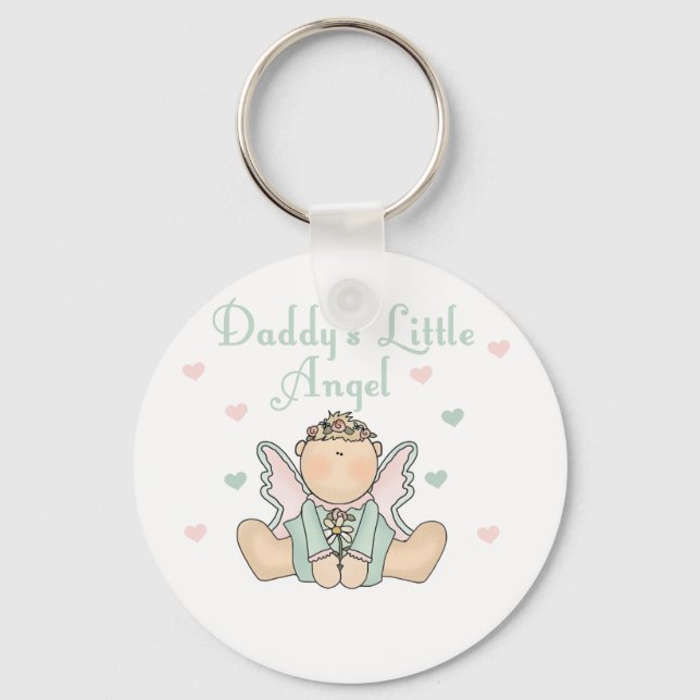 Daddy's Little Angel Key Ring (Front)