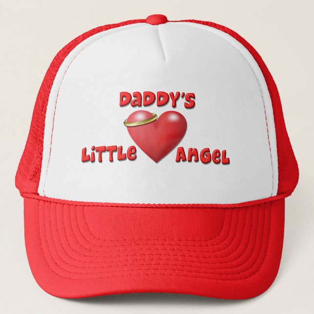 Daddy's Little Angel Trucker Hat (Front)