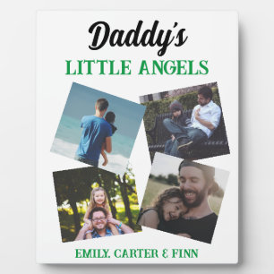 Daddy's Little Angels   Photo Gift Plaque