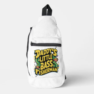 Daddys Little Bass Fisherman  Sling Bag