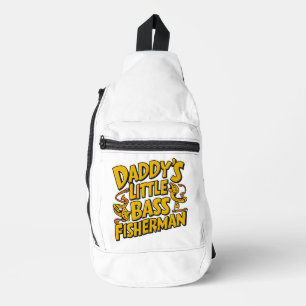Daddys Little Bass Fisherman Sling Bag