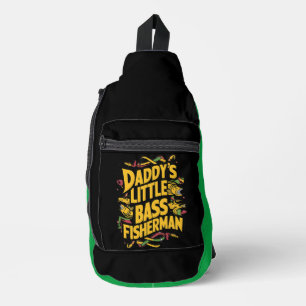 Daddys Little Bass Fisherman  Sling Bag
