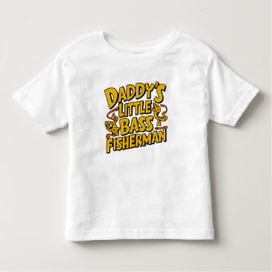 Daddys Little Bass Fisherman Toddler T-Shirt