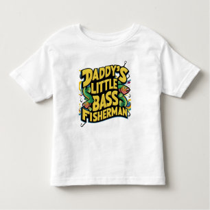Daddys Little Bass Fisherman Toddler T-Shirt
