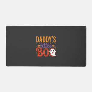 Daddy's Little Boo Halloween Ghost Design Desk Mat