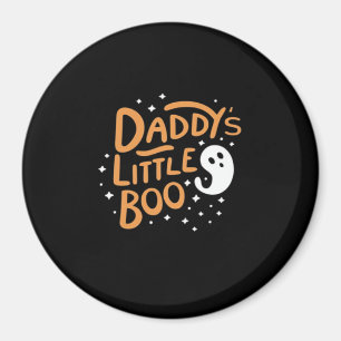 Daddys Little Boo Happy Halloween Style Magnet