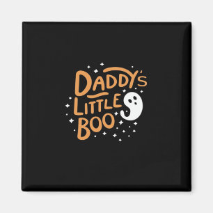 Daddys Little Boo Happy Halloween Style Magnet