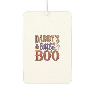Daddys Little Boo Vintage Halloween Car Air Freshener
