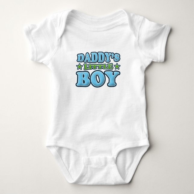 Daddy's Little Boy Baby Bodysuit (Front)