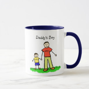 Daddy's Little Boy Mug (Brunette Customise)