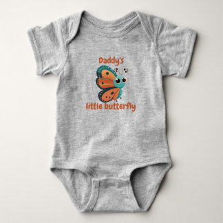 Daddy's little butterfly baby bodysuit