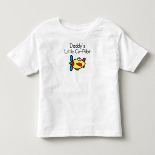Daddy's Little Co-pilot Toddler T-Shirt