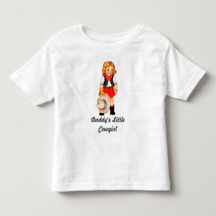 Daddy's Little Cowgirl Toddler T-Shirt