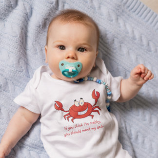 Daddy's Little Crab Baby Bodysuit