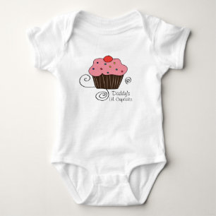 Daddy's Little Cupcake Baby Bodysuit