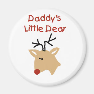 Daddy's Little Dear Tshirts and Gifts Magnet
