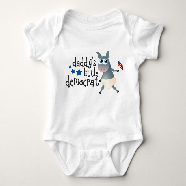 Daddy's Little Democrat Bodysuit (Front)
