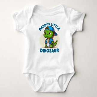 Daddy's Little Dinosaur Baby Bodysuit