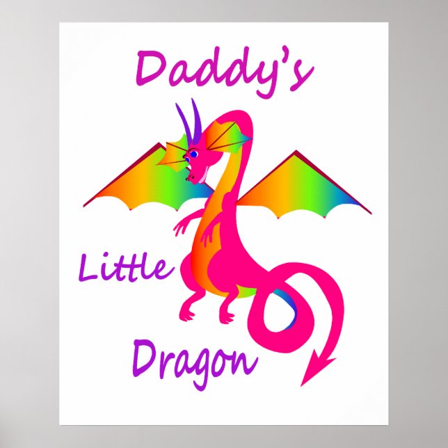 Daddy's Little Dragon Poster (Front)