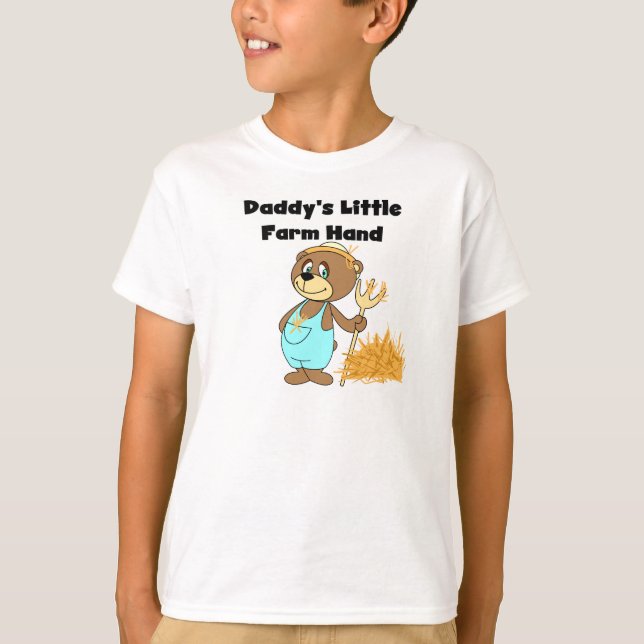 Daddy's Little Farm Hand Tshirts and Gifts (Front)