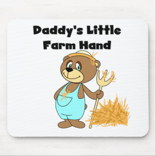 Daddy's Little Farm Hand Tshirts and Gifts Mouse Pad