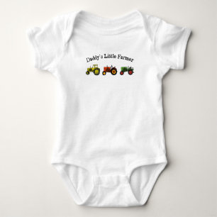 Daddy's Little Farmer Baby Bodysuit
