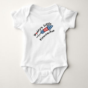 Daddy's Little Firecracker  Baby Bodysuit