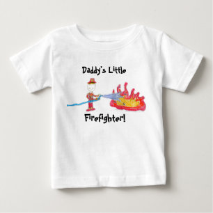 Daddy's Little Firefighter! Baby T-Shirt