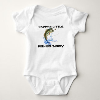 Daddys Little Fishing Buddy Baby Bodysuit