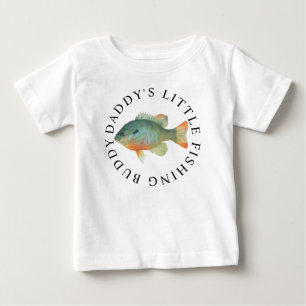 Daddys Little Fishing Buddy Baby Bodysuit