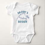 Daddy's little fishing buddy funny newborn gifft baby bodysuit<br><div class="desc">Daddy's little fishing buddy funny newborn gift,  makes a lovely present for baby shower,  new baby.</div>