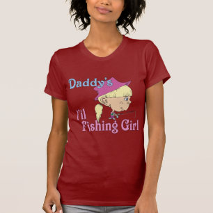 Daddy's Little Fishing Girl T-Shirt