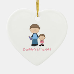Daddy's Little Girl (2) Ceramic Tree Decoration