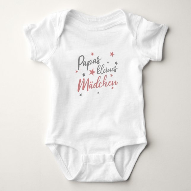 Daddy's Little Girl Baby Bodysuit (Front)