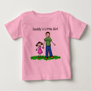 Daddy's Little Girl Drawing T-shirt (Customise)