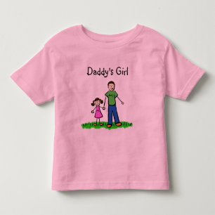 Daddy's Little Girl Family Custom T-Shirt