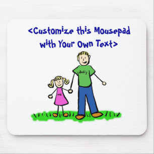 Daddy's Little Girl Mousepad (Blonde)