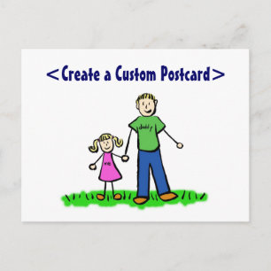 Daddy's Little Girl Postcard (Blonde)