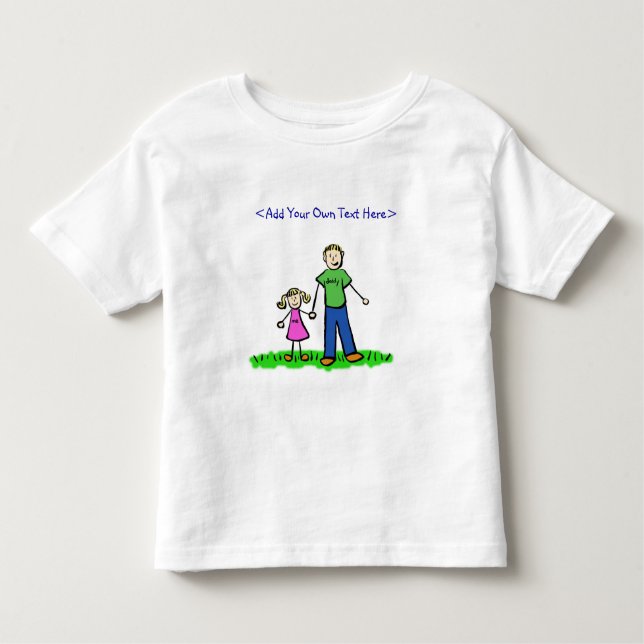 Daddy's Little Girl T-Shirt (Blonde) (Front)