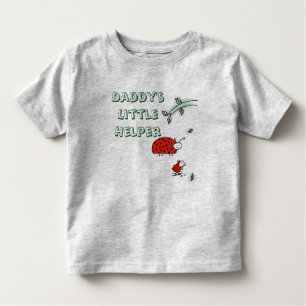 Daddy's little helper Lady bug cool custom shirt