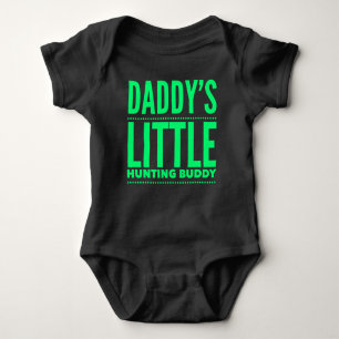 Daddy's Little Hunting Buddy Baby Bodysuit