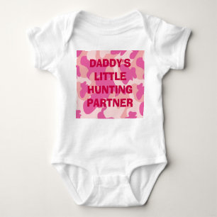 Daddy's Little Hunting Partner Baby Bodysuit