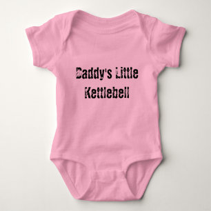 Daddy's Little Kettlebell Baby Bodysuit