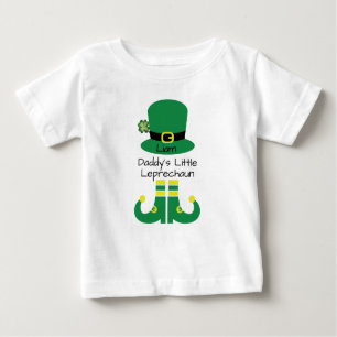 Daddy's Little Leprechaun Personalised Baby T-Shirt