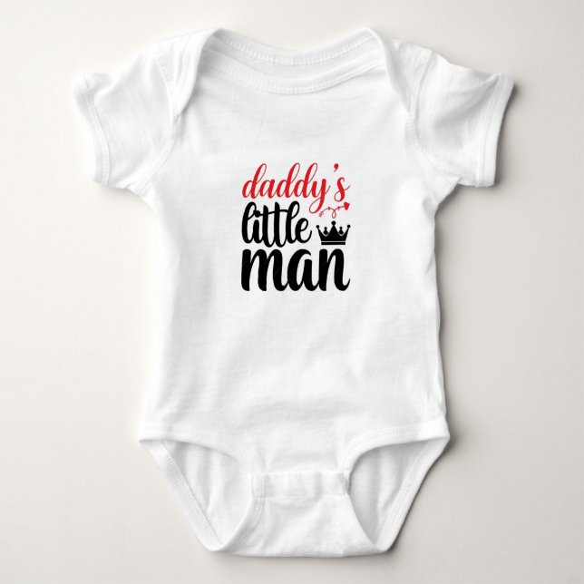 Daddy's Little Man - Bodysuit (Front)