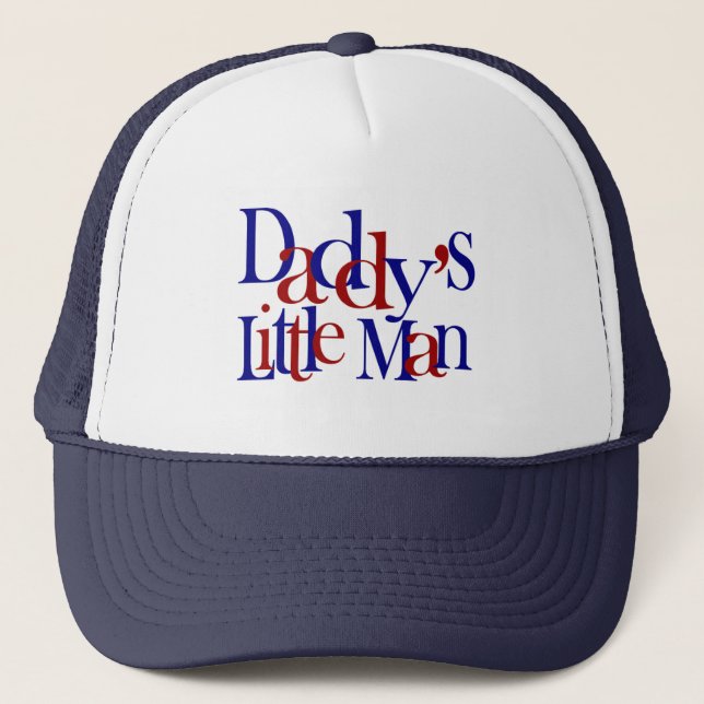 Daddy's little man trucker hat (Front)