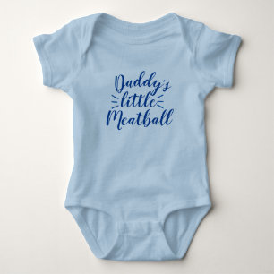 DADDY'S LITTLE MEATBALL one-piece Baby Bodysuit