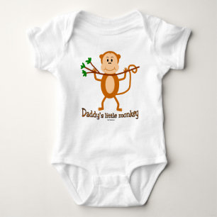 Daddy's Little Monkey baby  s & t-shirts